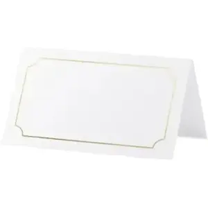 PartyDeco Party Deco Lot de 10 marques places cadre or pas cher