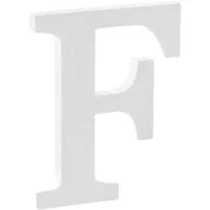 Lettre F en Bois Blanc pas cher