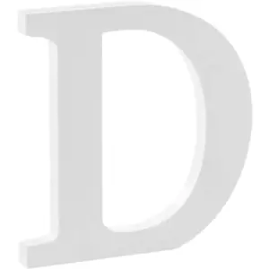 Lettre D en Bois Blanc pas cher