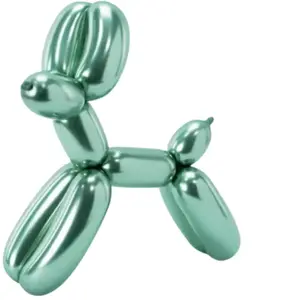 PartyDeco Lot de 30 Ballons métalliques à modeler + Pompe pas cher