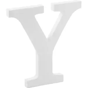 Lettre Y en Bois Blanc pas cher