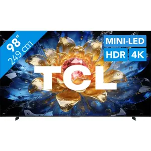 TCL 98T8D 98 pouces 4K HDR Ultra HD QD-Mini LED TV Smart Google TV pas cher