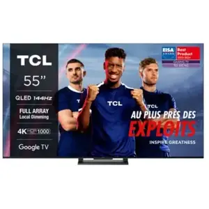 TCL C74 Series 55C745 TV 139,7 cm (55") 4K Ultra HD Smart TV Wifi Noir pas cher