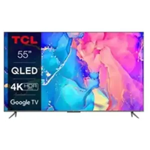 TCL TCL 55C631 55" (139 cm) QLED TV, 4K Ultra HD, Android TV, Google TV, Smart-TV pas cher