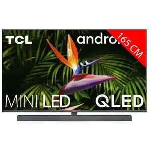 TCL 65X10 TV 165,1 cm (65") 4K Ultra HD Smart TV Wifi Noir 1500 cd/m² pas cher