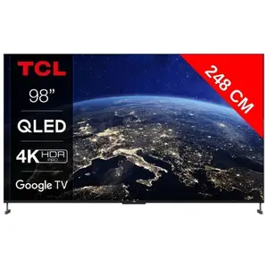 TCL TV Intelligente 98C735 98" WI-FI 4K Ultra HD QLED AMD FreeSync pas cher