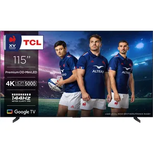 TV QLED TCL 115X955 Max 292 cm 4K UHD Google TV Aluminium brossé pas cher