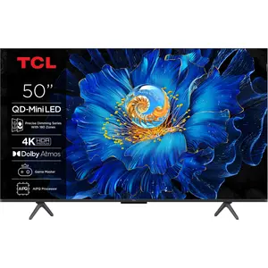 TCL C6KS 50C6KS, 127 cm (50"), 3840 x 2160 px, QD-Mini LED, Smart TV, ... pas cher