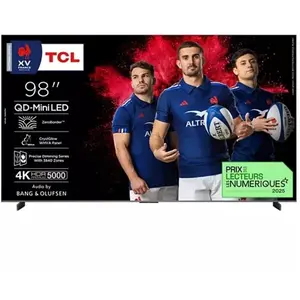 Comparateur de prix : TCL Smart TV TCL 98C8K QLED Mini-LED 98" UHD 4K Google TV - 249cm