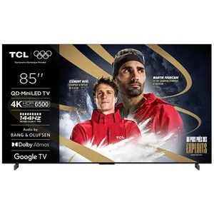 Comparateur de prix : TV QD-Mini LED Tcl 85X11K 215 cm 4K UHD 2025 Aluminium brossé