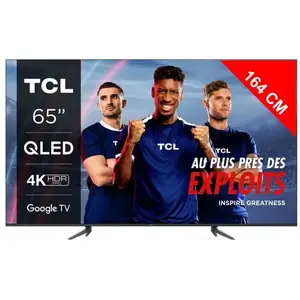 TCL C64 Series 65C649 TV 165,1 cm (65") 4K Ultra HD Smart TV Wifi Titane pas cher