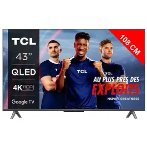 Téléviseur LED - TCL - 43C649 - UHD 4K - 108 cm - Quantum Dots pas cher