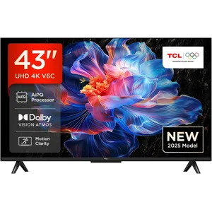 TCL 43V6C TV 4K HDR avec Google TV 108 cm (43") pas cher