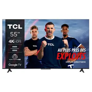 TCL P655 Series 55P655 TV 139,7 cm (55") 4K Ultra HD Smart TV Wifi Noir 250 cd/m² pas cher