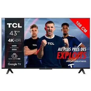 TCL 43V6B Téléviseur 109,2 cm (43") 4K Ultra HD Smart-TV WLAN Noir [ pas cher