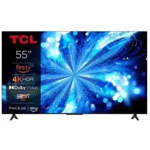TCL PF650 55PF650 TV 139,7 cm (55 ) 4K Ultra HD Smart TV Wifi Titane - Neuf pas cher