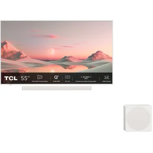 Pack TV QLED Pro - TCL - 55A300PRO - 139 cm - 4K UHD - Barre de son 3.1.2ch pas cher