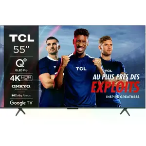 TV LED Tcl 55C69B QLED Dolby Vision & Atmos 60hz 4K 139cm 2024 pas cher