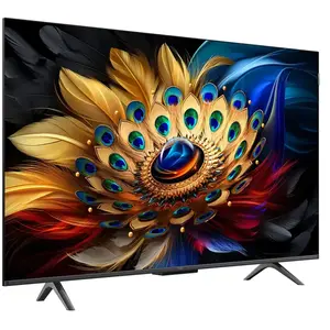 TV QLED Tcl 50C69B 126 cm 4K UHD 2024 Aluminium brossé pas cher