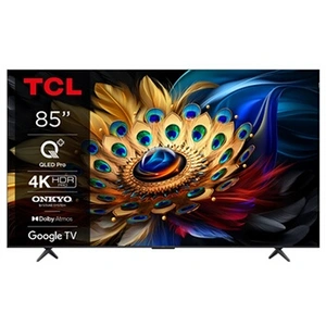 TV QLED Tcl 85C69B 215 cm 4K UHD 2024 Aluminium brossé pas cher