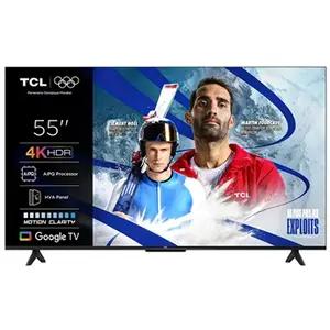 Comparateur de prix : TV HDR Tcl 55P69K 140 cm 4K UHD 2025 Aluminium brossé