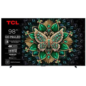 Comparateur de prix : TCL - tv qd Mini led 98C69K 249 cm 4K uhd 2025 Aluminium brossé