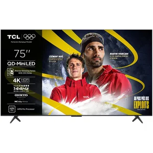 Comparateur de prix : TCL TV QD-Mini LED Tcl 75C69K 191 cm 4K UHD 2025 Aluminium brossé