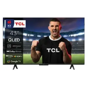 TV QLED Tcl 43QLED780K 108 cm 4K UHD 2025 Aluminium brossé pas cher