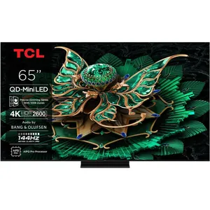 TV QD-Mini LED Pro Tcl 65C79K 165 cm 4K UHD 2025 Aluminium brossé pas cher