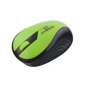Esperanza Souris sans Fil Titanum Raimbow 3D TM114G (Noir/Vert) pas cher