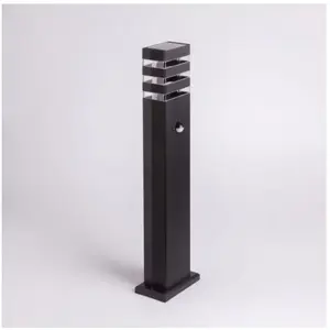 Comparateur de prix : Borne de jardin poteau avec détecteur PIR SO-60P 1xGU10 IP44 Noir EKOL...