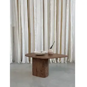 Miuform - Table basse Miuf noyer- 92x52x42 cm OS pas cher