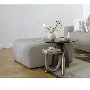 Miuform - Pouf Lulu Gris- 96x96x45 cm OS