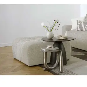 Miuform - Pouf Lulu Gris- 96x96x45 cm OS