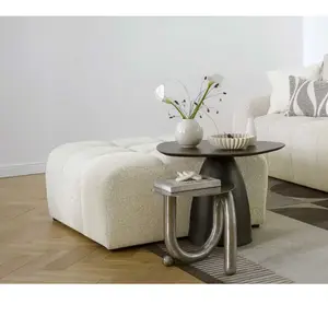 Miuform - Pouf Lulu Gris- 96x96x45 cm OS