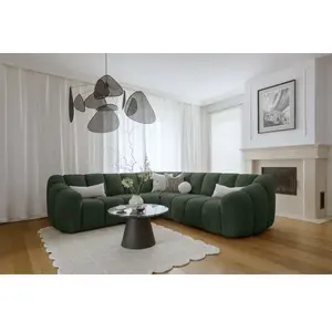 MIUFORM Shell canapé module d'angle 7pl, vert foncé Shell pas cher