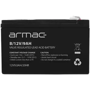 armac Armac Universal gel battery for Ups B/12V/9Ah - Battery - 9.000 mAh (B/12V/9AH) pas cher