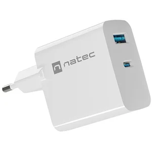 Comparateur de prix : Natec Chargeur Mural Usb-a Et Usb-c Ribera Gan 45w