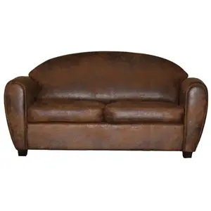 UB DESIGN Werner 3 places fixe brun WERNER-3PL-AFRYKB010 pas cher