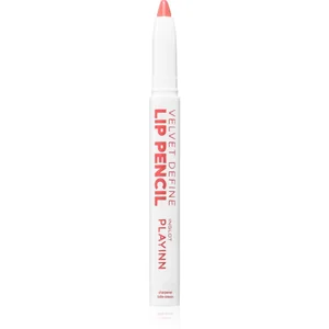 Inglot PlayInn Velvet Define Lip Pencil crayon à lèvres intense teinte BLUSHING CORAL 61 1,6 g pas cher