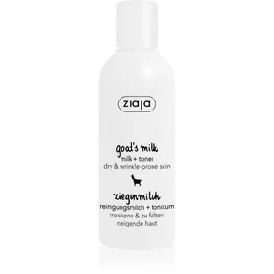 Comparateur de prix : Ziaja Goat's Milk lait nettoyant + lotion tonique visage 2 en 1 200 ml