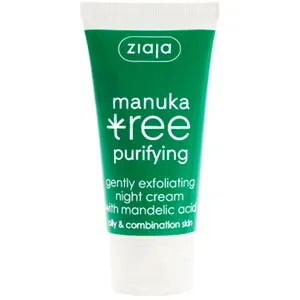 Comparateur de prix : Crème nuit ziaja tree manuka - peaux grasses et mixtes - 50 ml - hydratante et exfoliante