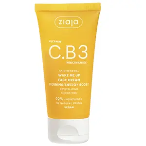 Comparateur de prix : Ziaja Vitamin C.B3 Niacinamide crème de jour énergisante réveil instantané 50 ml