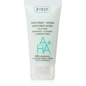 Ziaja Face Mask + Scrub with Fruit Acids masque exfoliant 55 mlVendu parnotino