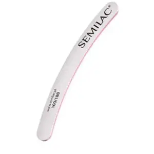 Comparateur de prix : Semilac Accessories Nail File 100/180 lime à ongles en gel ou en acrylique 100/180 1 pcs