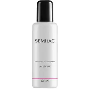 Comparateur de prix : Semilac Liquids acétone pure pour enlever le vernis gel 125 ml