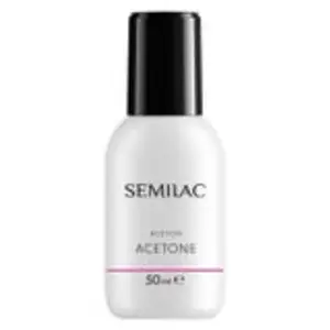 Comparateur de prix : Semilac Liquids acétone pure pour enlever le vernis gel 50 ml