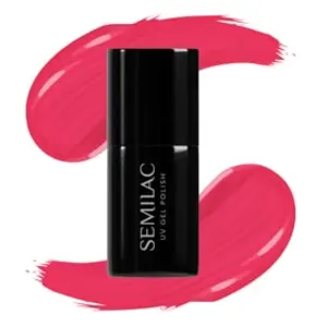Semilac Vernis à ongles gels semi-permanents UV 042 Neon Raspberry 7ml