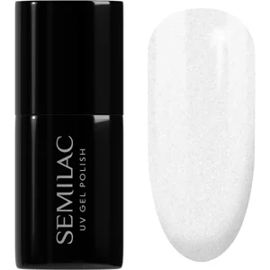 Semilac Vernis à ongles gels semi-permanents UV 091 Glitter Milk 7ml pas cher