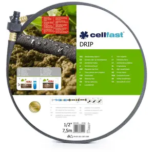 Comparateur de prix : Perel - Cellfast - tuyau d'arrosage poreux - 1/2' - 7.5 m